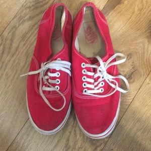 Red Vans